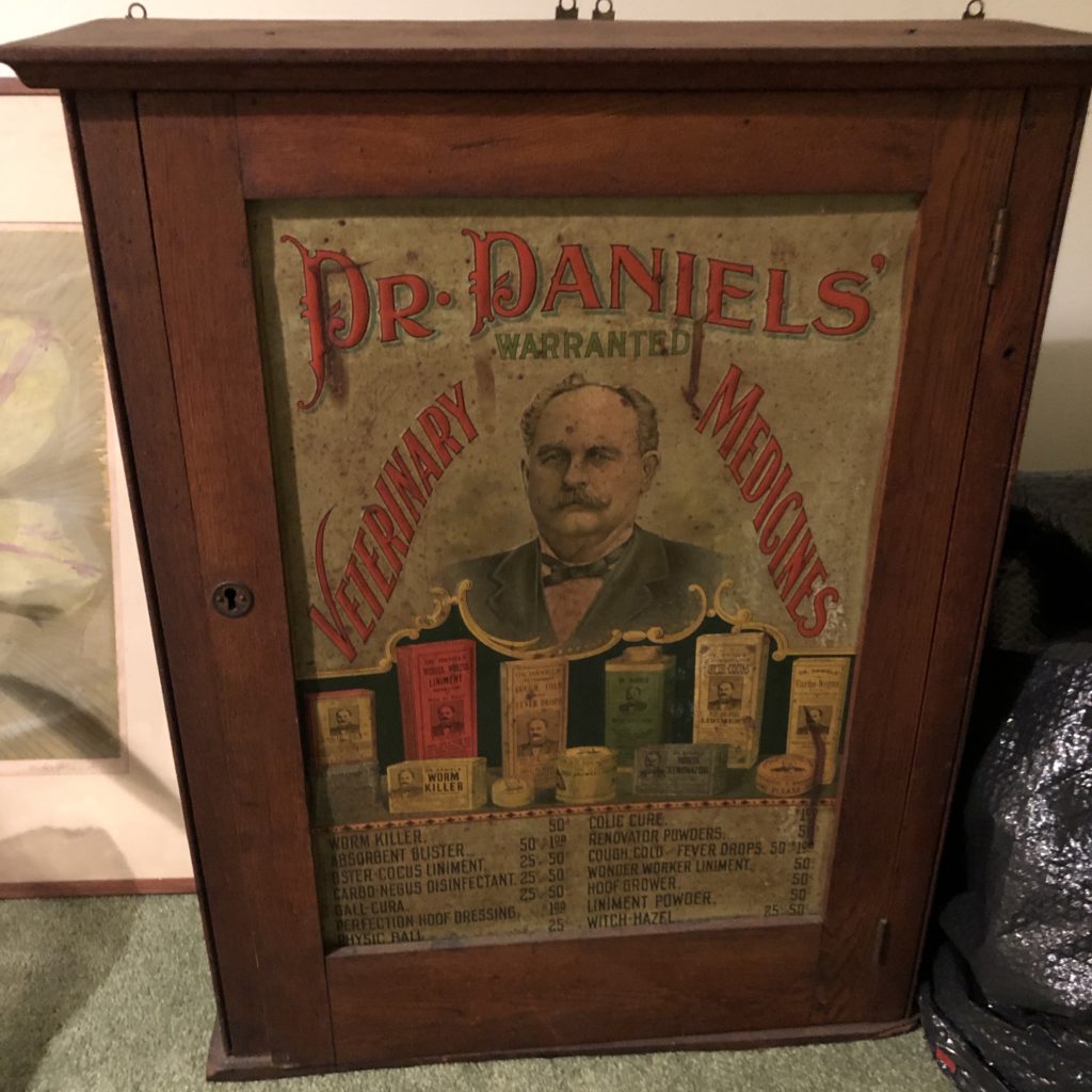 Early 20th Century - Dr. Daniels Medicine Cabinet